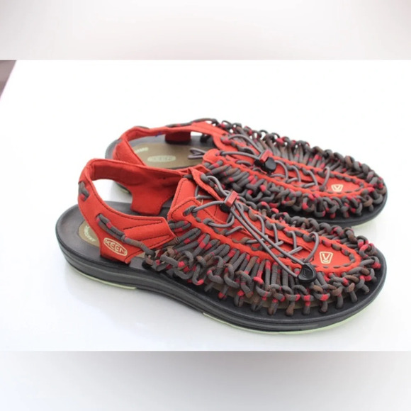 Keen Red and Black Men's Sandals - Picture 8 of 14